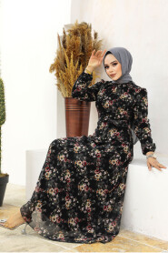  Black Long Dress 27947S - 4