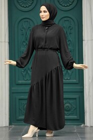  Black Long Dress 5911S - NEVA STYLE