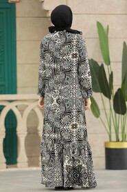  Black Long Dress for Muslim Ladies 15714S - 3