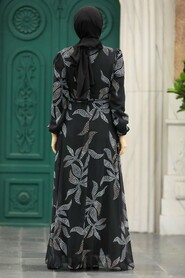  Black Long Dress for Muslim Ladies 279310S - 3