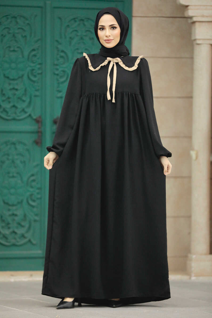 s*n様 09614BLACKBOXX ISLAMEL ARCHIVE SET Black Long Muslim Dress 57344S - Neva-style.com