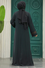  Black Long Sleeve Abaya 31131S - 4