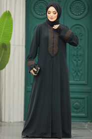  Black Long Sleeve Abaya 31131S - 2