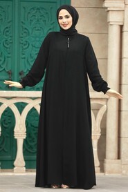  Black Long Sleeve Abaya 35164S - 3