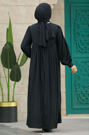  Black Long Sleeve Dress 19091S - 3
