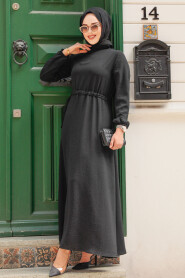 Black Long Sleeve Dress 6314S - 3