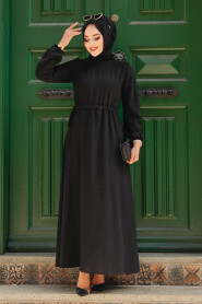  Black Long Sleeve Dress 6314S - 1