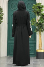  Black Modest Abaya 90901S - 3