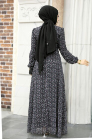  Black Modest Dress 279311S - 3