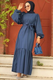  İndigo Blue Modest Dress 57350IM - 2