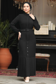  Black Modest Dresses For Women 57451S - NEVA STYLE