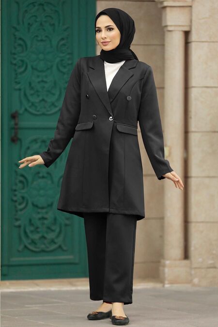  Black Modest Dual Suit 5851S - NEVASTYLE