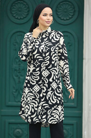  Black Modest Tops 11662S - 1