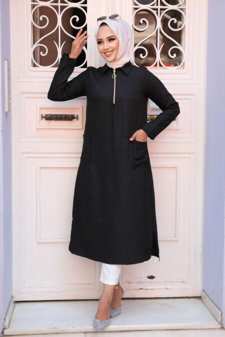  Black Modest Tops 4771S - NEVA STYLE