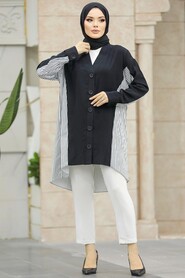 Neva Style - Black Modest Tunic 10253S - Thumbnail