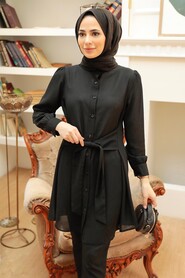  Black Modest Tunic 5691S - 2