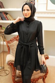  Black Modest Tunic 5691S - 3