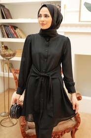  Black Modest Tunic 5691S - 1