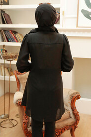  Black Modest Tunic 5691S - 4