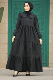  Black Muslim Dress 57343S - 2