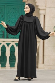  Black Muslim Dress 5887S - 2