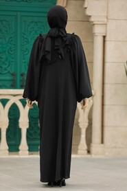 Black Muslim Dress 5887S - 3