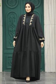  Black Muslim Dress 8959S - 1