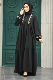  Black Muslim Dress 8959S - 2