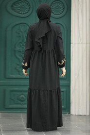  Black Muslim Dress 8959S - 3