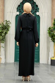  Black Muslim Long Dress Style 34320S - 2