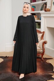  Black Muslim Long Dress Style 76840S - 1