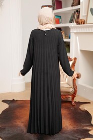  Black Muslim Long Dress Style 76840S - 2