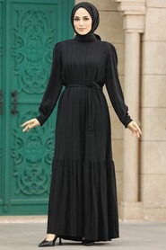  Black Muslim Prom Dress 5193S - 1