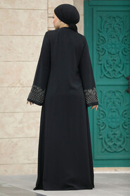 Black Plus Size Abaya 20057S - 3