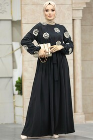  Black Plus Size Dress 11364S - 3