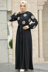  Black Plus Size Dress 11364S - 2