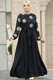  Black Plus Size Dress 11364S - 1