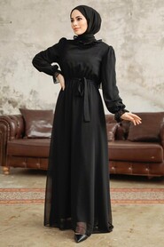  Black Plus Size Dress 2971S - 1