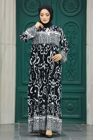  Black Plus Size Dress 6192S - 1