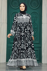  Black Plus Size Dress 6192S - 2