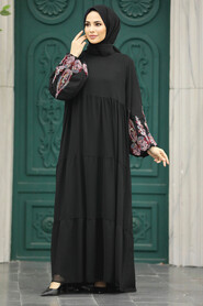  Black Plus Size Dress 8890S - 2