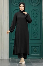  Black Plus Size Dual Suit 34067S - NEVA STYLE