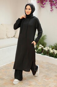  Black Plus Size Dual Suit 5687S - 5