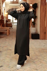  Black Plus Size Dual Suit 5687S - 1