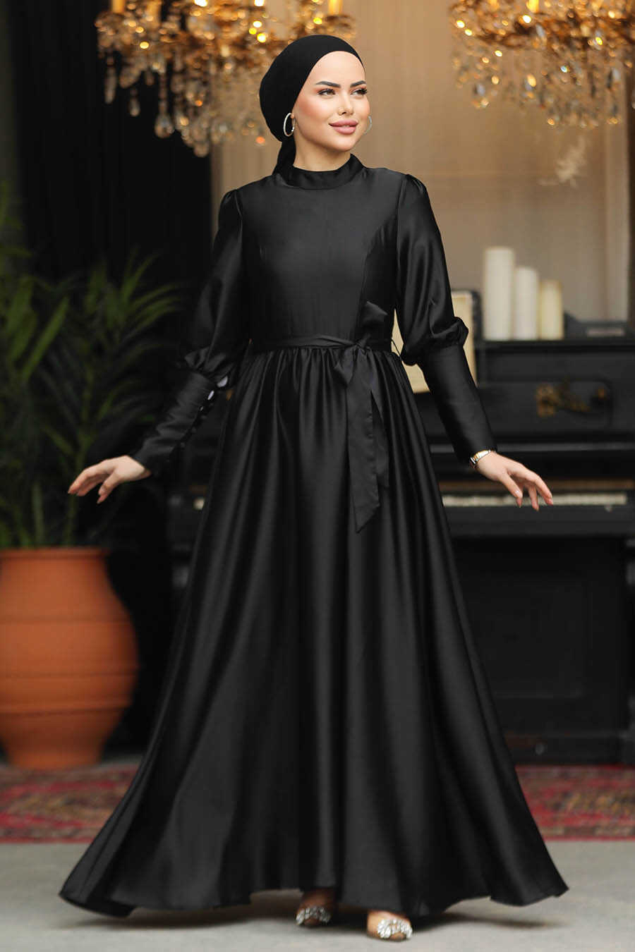  Black Plus Size Evening Gowns 60801S
