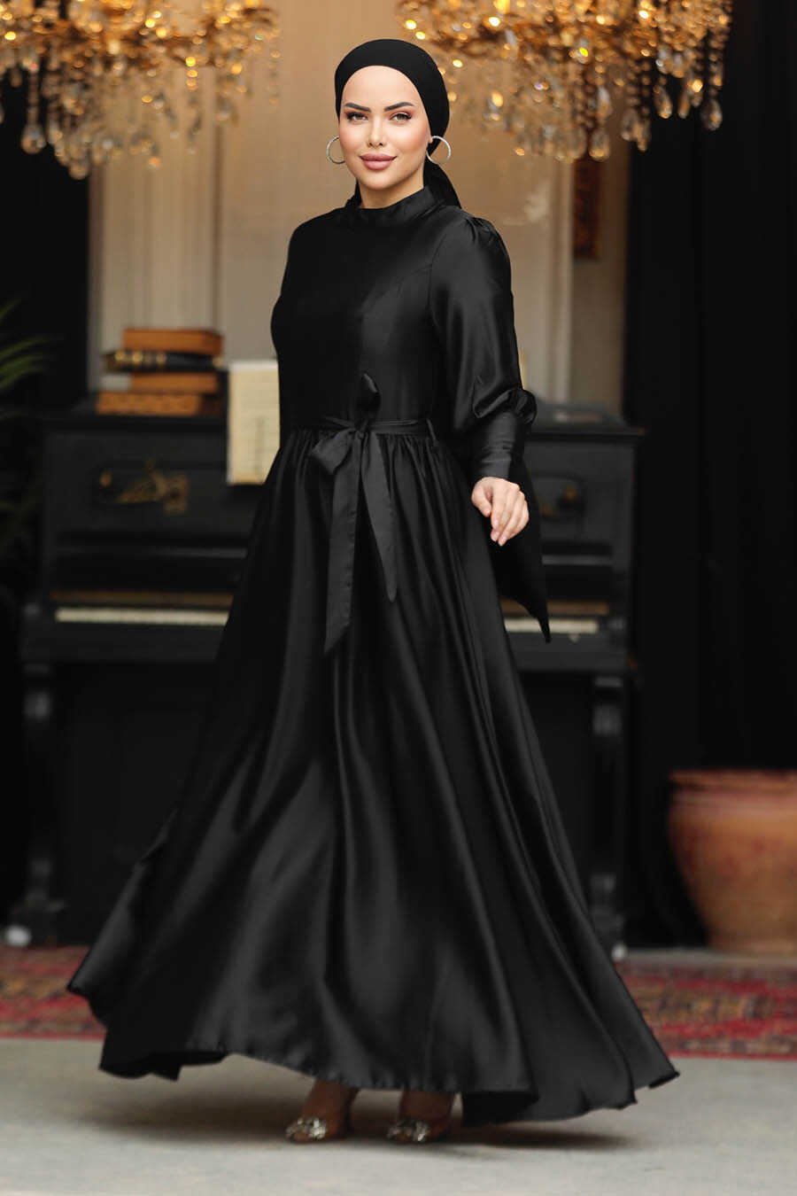  Black Plus Size Evening Gowns 60801S
