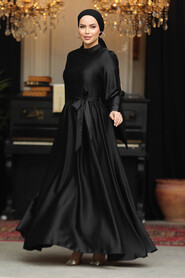  Black Plus Size Evening Gowns 60801S - Thumbnail