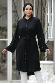  Black Plus Size Tunic 21095S - 2