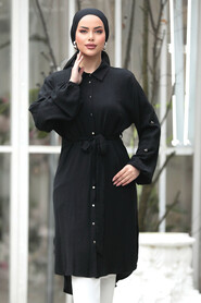  Black Plus Size Tunic 21095S - 3