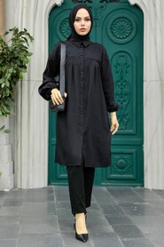  Black Plus Size Tunic 24511S - 1